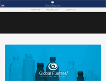 Tablet Screenshot of globalfuentes.com
